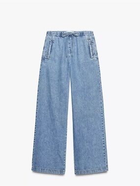 Zara Mid Rise Wide Leg Jogger